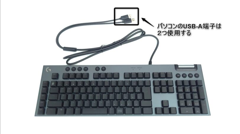 ロジクール ゲーミングキーボード G813-CK レビュー